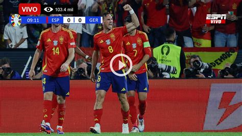 españa vs alemania en directo